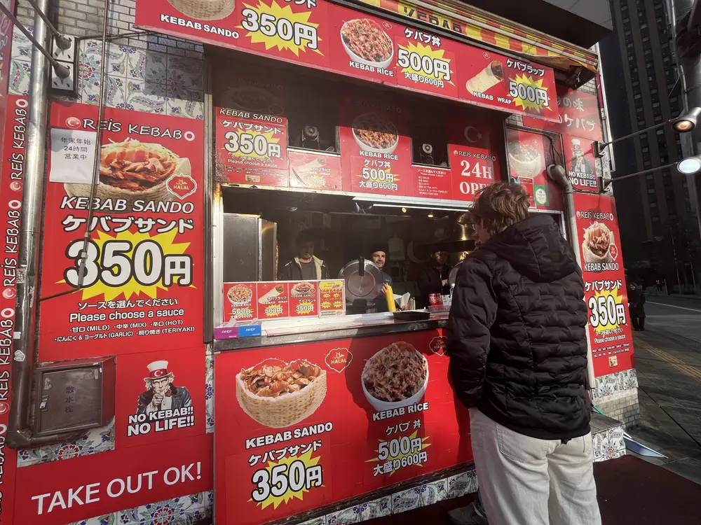 Reis Kebab stand